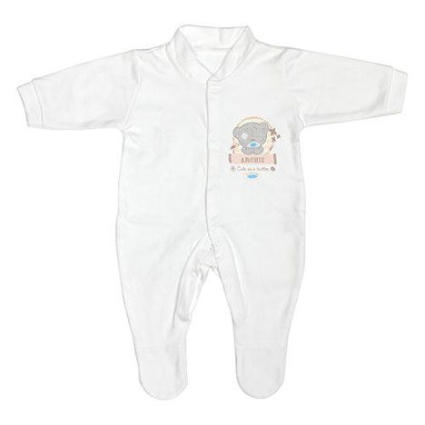 Personalised Tiny Tatty Teddy Baby Grow 9-12 Months Extra Image 1